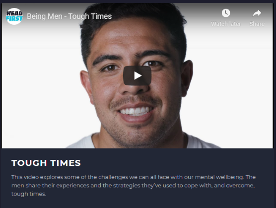 Players share openly in Being Men documentaries