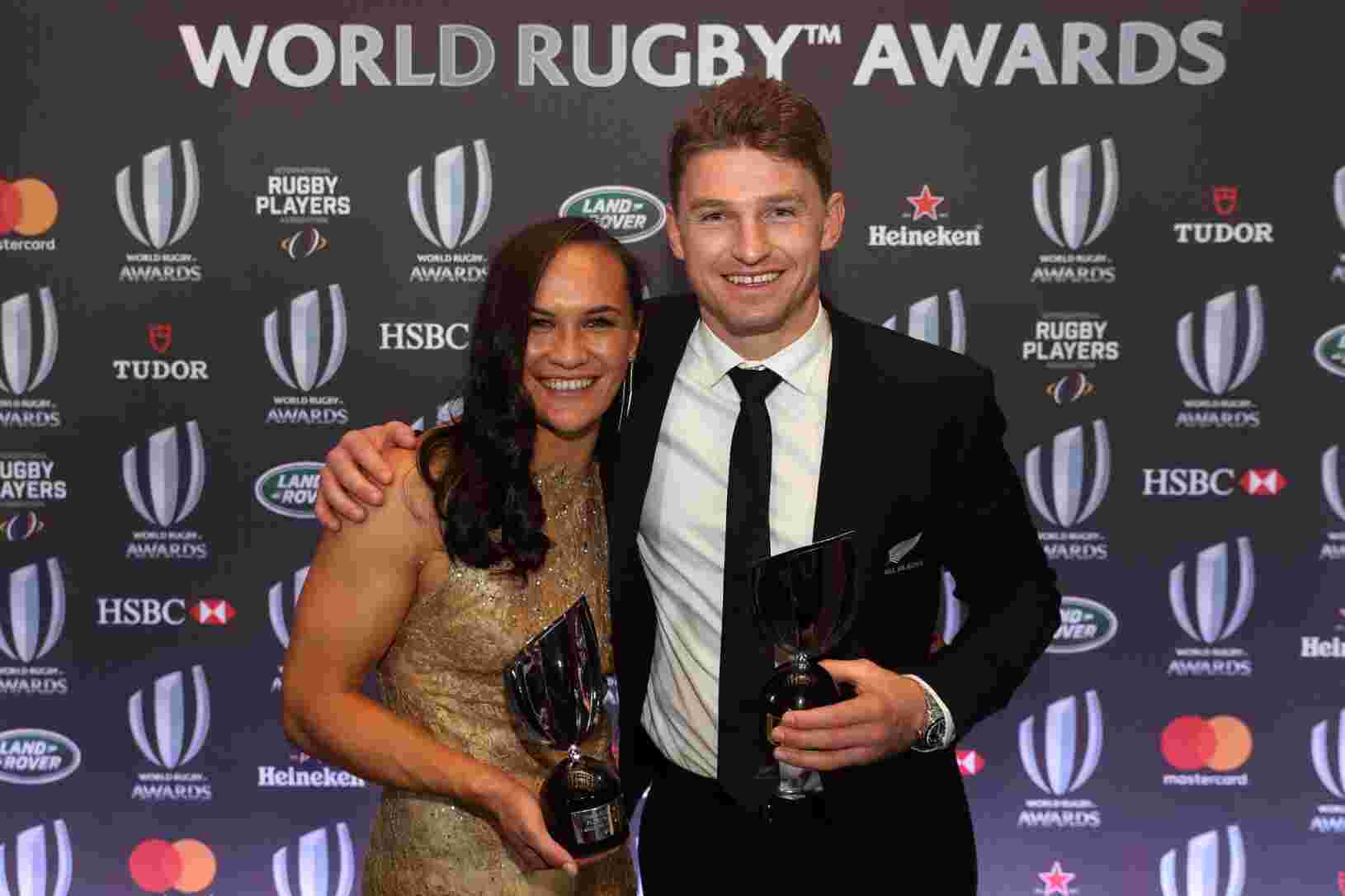 Six awards go to New Zealander players at world rugby players awards