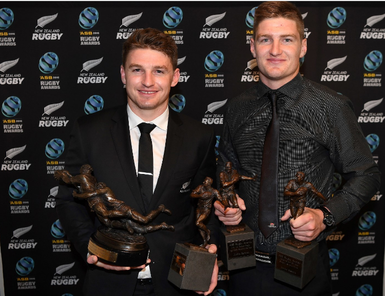 Barrett brothers dominate rugby awards
