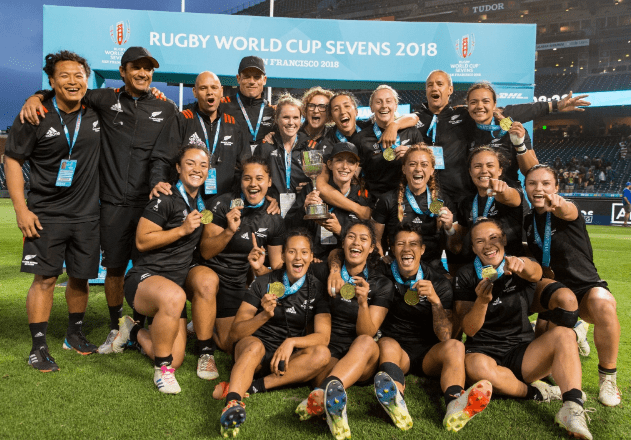 New Zealand holds all four rugby world cups