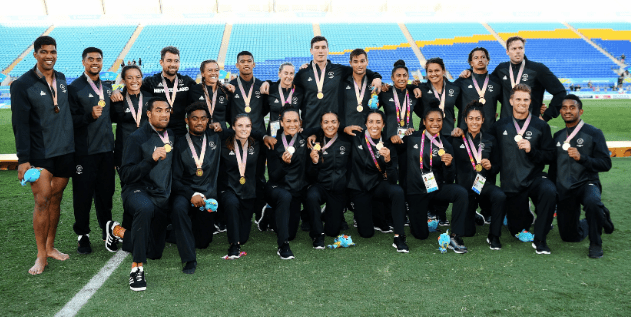 Double gold for New Zealand sevens teams at Commonwealth games
