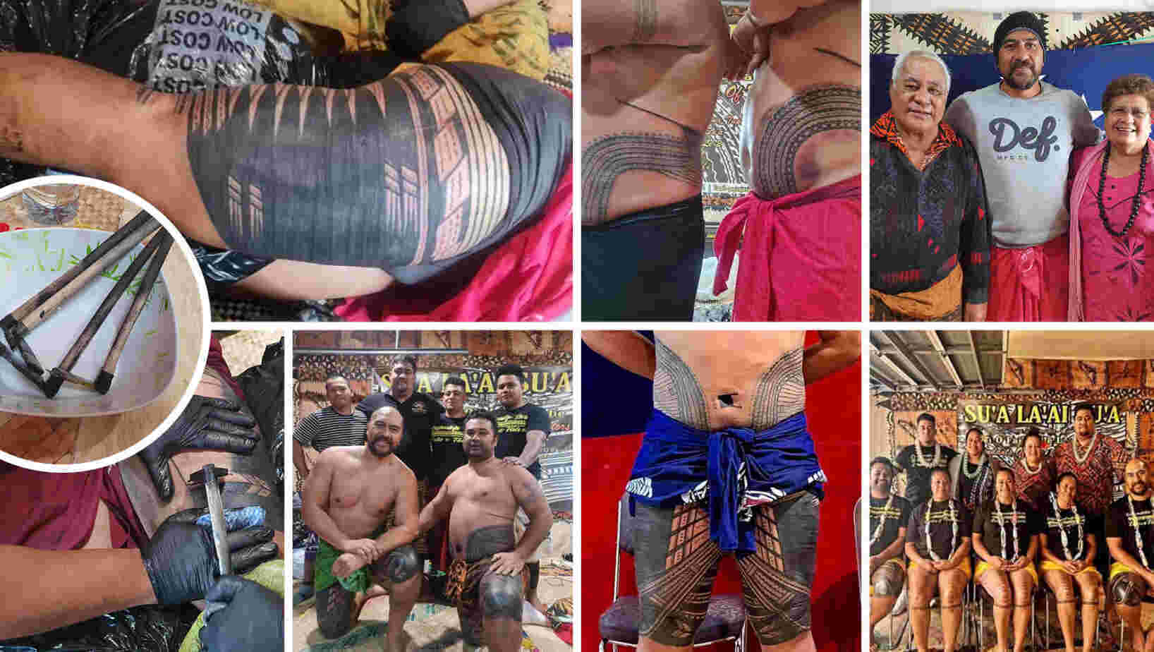 A player’s pride and pain of getting their traditional full body Samoan Tattoo -Malofie tatau
