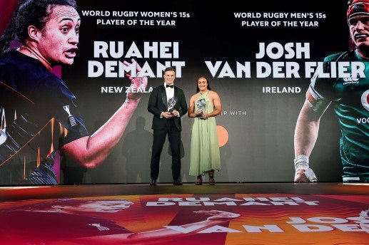 Black Ferns Demant, Tui and Smith win at World Rugby Awards